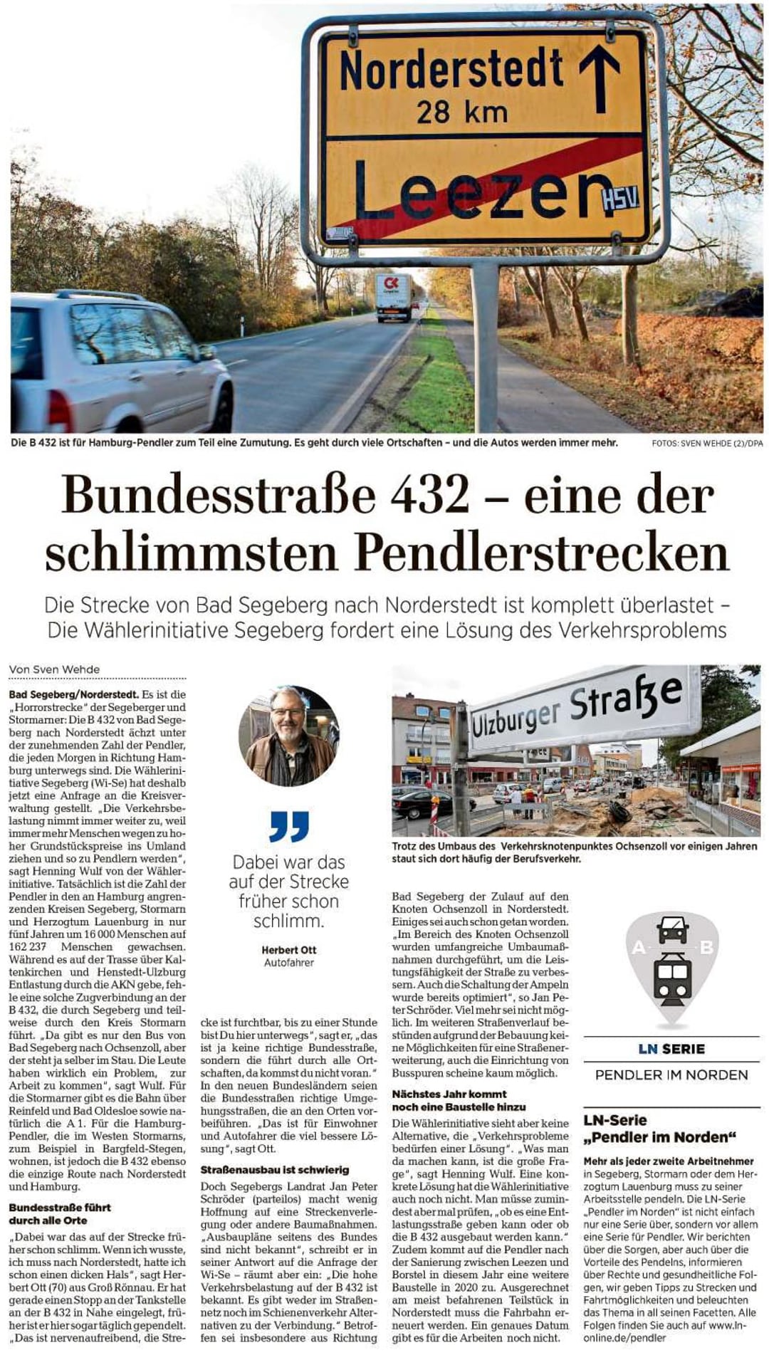 Verkehr - Lübecker Nachrichten 15.11.2019