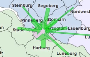 Pendlerbewegung aus dem Kreis Segeberg